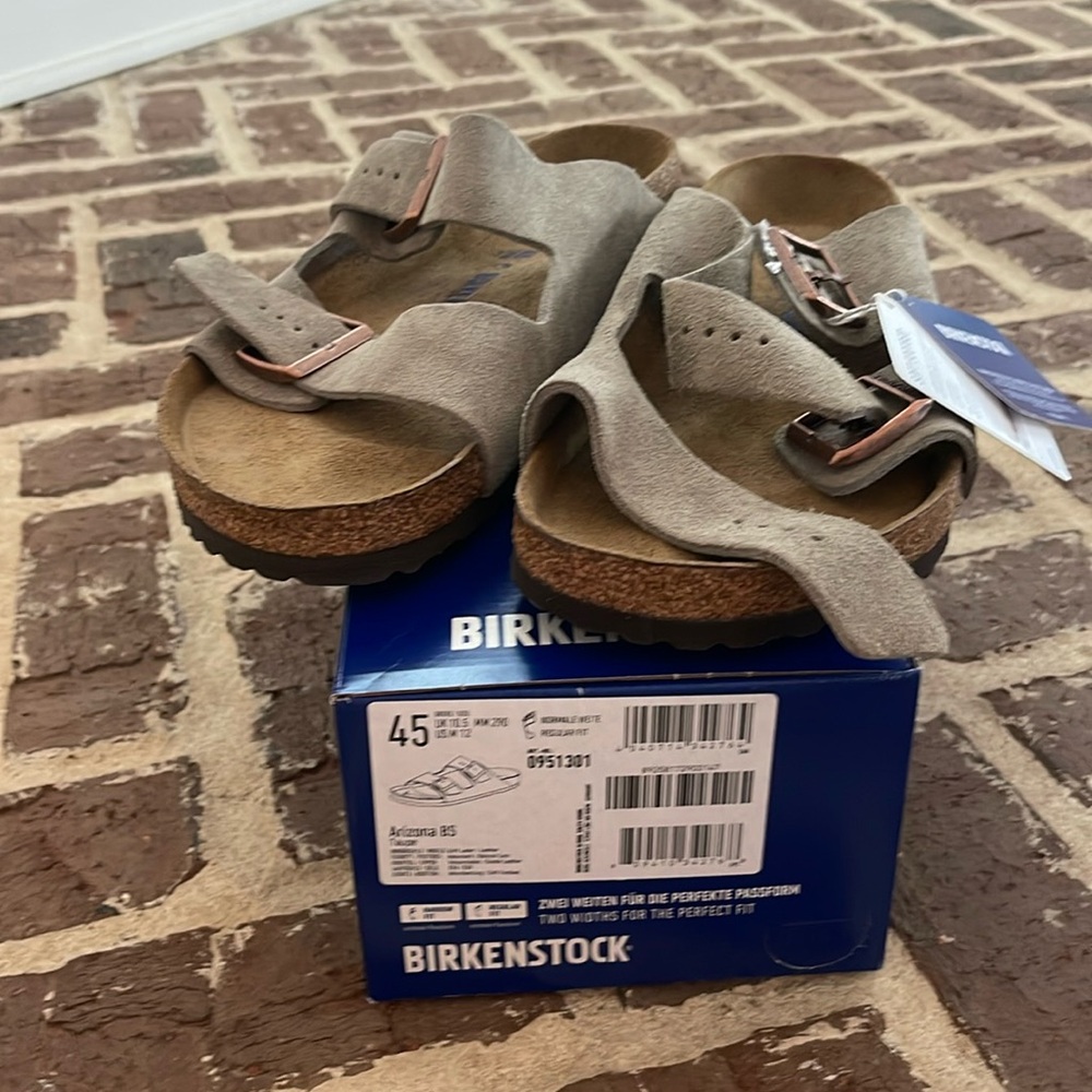 Birkenstock Arizona BS Taupe US men’s 12 /Euro45